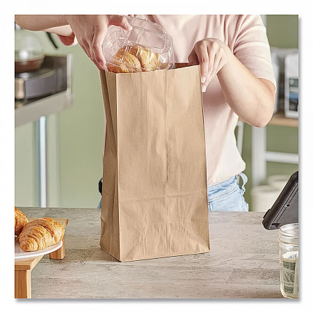 Grocery Paper Bags, 12# Size, 40# Basis Weight, 7