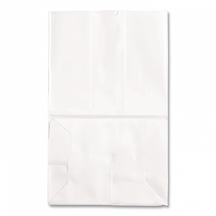 Grocery Paper Bags, 20# Squat Size, 40# Basis Weight, 8.13" x 5.88" x 12.5", White, 500/Bundle (GW20S500)