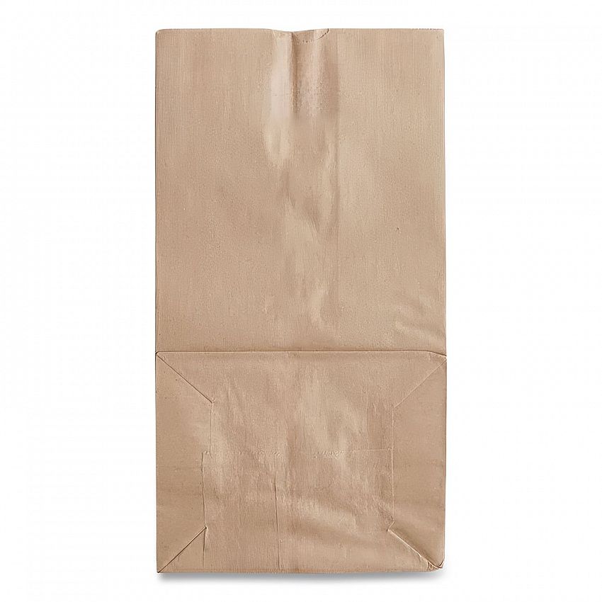 Grocery Paper Bags, 25# Squat Size, Extra-Heavy-Duty, 60# Basis Weight, 8.25" x 5.25" x 16.13", Kraft, 500/Bundle (GX2560S)