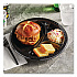 Heavyweight Plastic 3-Compartment Plates, 10.25