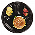 Heavyweight Plastic 3-Compartment Plates, 10.25