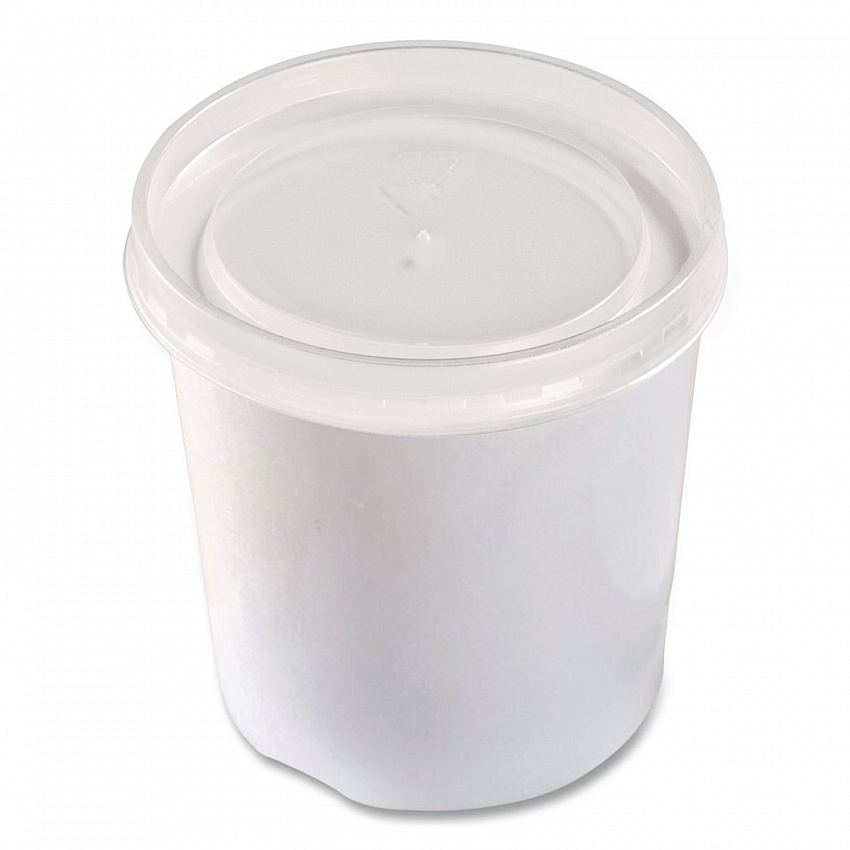 Plastic High Heat Vented Lid, Fits 16 oz to 32 oz Containers, White, 50/Bag, 10 Bags/Carton (89112)
