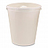 Plastic High Heat Vented Lid, Fits 16 oz to 32 oz Containers, White, 50/Bag, 10 Bags/Carton (89112)