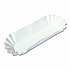 Fluted Hot Dog Trays, 6 x 2 x 2, White, Paper, 500/Sleeve, 6 Sleeves/Carton (610740)