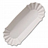 Fluted Hot Dog Trays, 6 x 2 x 2, White, Paper, 500/Sleeve, 6 Sleeves/Carton (610740)