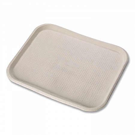 Savaday Molded Fiber Food Trays, 14 x 18, White, Paper, 100/Carton (20804CT)