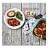 Paper Dinnerware, 3-Compartment Plate, 9.25