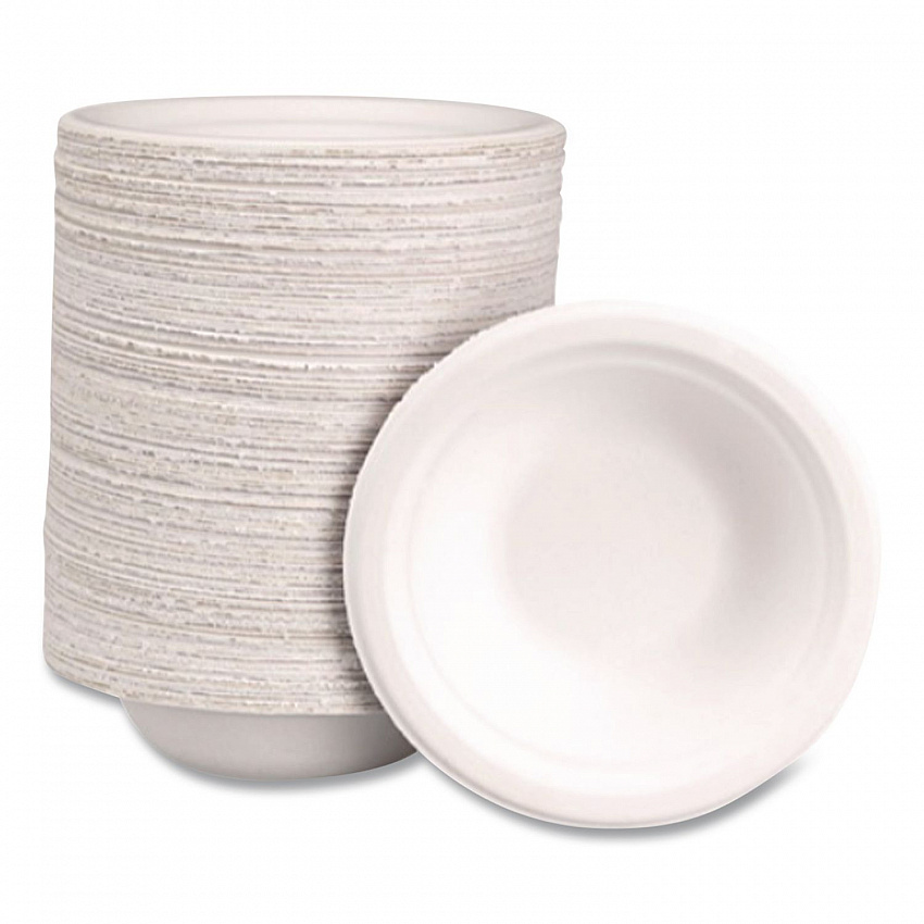 Classic Paper Bowl, 12 oz, White, 125/Pack (21230PK)