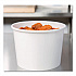 Paper Food Containers, 64 oz, White, 25/Pack, 10 Packs/Carton (60164)