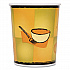 Streetside Squat Paper Food Container, 32 oz, Streetside Design, 25/Bag, 20 Bags/Carton (70332)