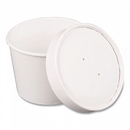 Vented Paper Lids, Fits 8 oz to 16 oz Hot Cups, White, 25/Sleeve, 40 Sleeves/Carton (71870)