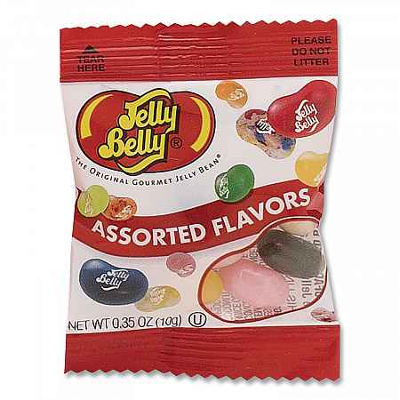 Jelly Beans, Assorted Flavors, 300/Carton (72692)