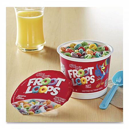 Froot Loops Breakfast Cereal, Single-Serve 1.5 oz Cup, 6/Box (01246)