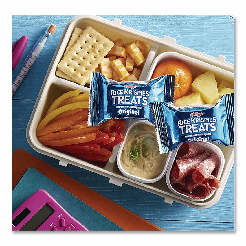 Rice Krispies Treats, Mini Squares, 0.39 oz Pack, 50/Box (12061)