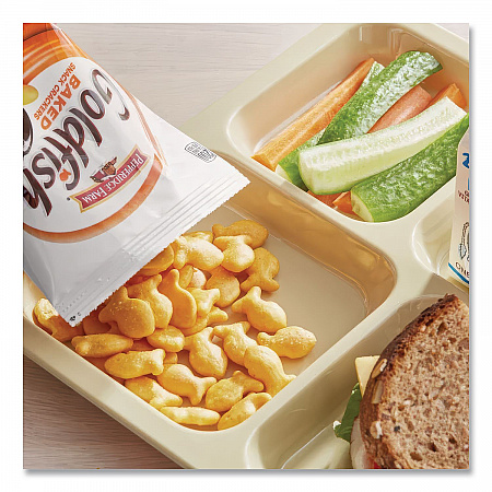 Goldfish Crackers, Cheddar, Single-Serve Snack, 1.5oz Bag, 72/Carton (13539)