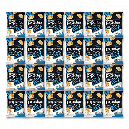 Potato Chips, Sea Salt Flavor, 0.8 oz Bag, 24/Carton (71100)