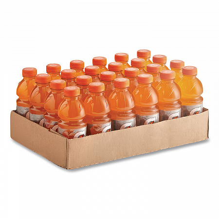 G-Series Perform 02 Thirst Quencher, Orange, 20 oz Bottle, 24/Carton (28674)