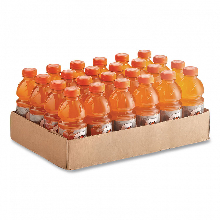 G-Series Perform 02 Thirst Quencher, Orange, 20 oz Bottle, 24/Carton (28674)