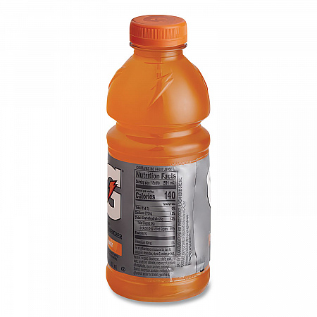 G-Series Perform 02 Thirst Quencher, Orange, 20 oz Bottle, 24/Carton (28674)