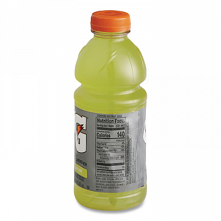 G-Series Perform 02 Thirst Quencher Lemon-Lime, 20 oz Bottle, 24/Carton (28681)