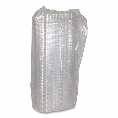OPS Dome-Style Lid, 17S Shallow Dome, 8.3 x 4.8 x 1.5, Clear, Plastic, 252/Carton (0CI8S17S0000)