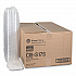 OPS Dome-Style Lid, 17S Shallow Dome, 8.3 x 4.8 x 1.5, Clear, Plastic, 252/Carton (0CI8S17S0000)