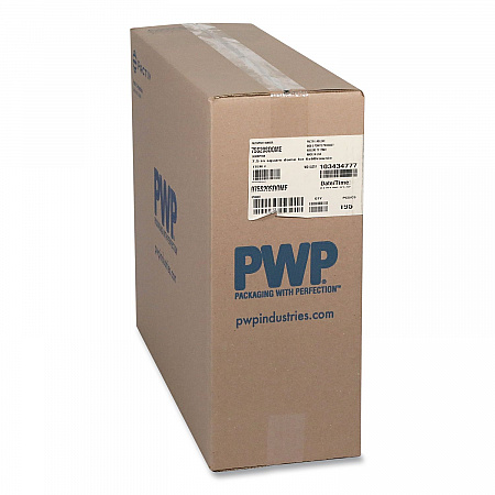 Recycled Container Lid, Dome Lid for 6 x 6 Brownie Container, 7.5 x 7.5 x 2.02, Clear, Plastic, 195/Carton (75S20SDOME)