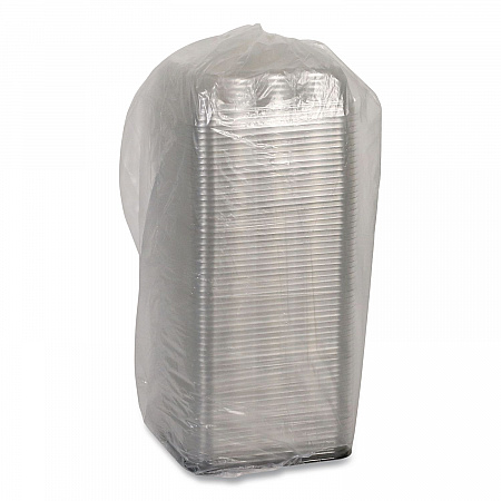Recycled Container Lid, Dome Lid for 6 x 6 Brownie Container, 7.5 x 7.5 x 2.02, Clear, Plastic, 195/Carton (75S20SDOME)