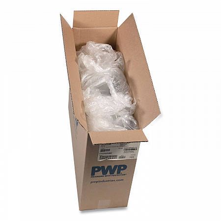 Recycled Container Lid, Dome Lid for 6 x 6 Brownie Container, 7.5 x 7.5 x 2.02, Clear, Plastic, 195/Carton (75S20SDOME)