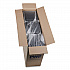 Recycled Plastic Container, 6 x 6 Brownie Container, 7.5 x 7.5 x 0.56, Black, Plastic, 195/Carton (75SBASE)