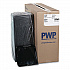 Recycled Plastic Container, 6 x 6 Brownie Container, 7.5 x 7.5 x 0.56, Black, Plastic, 195/Carton (75SBASE)