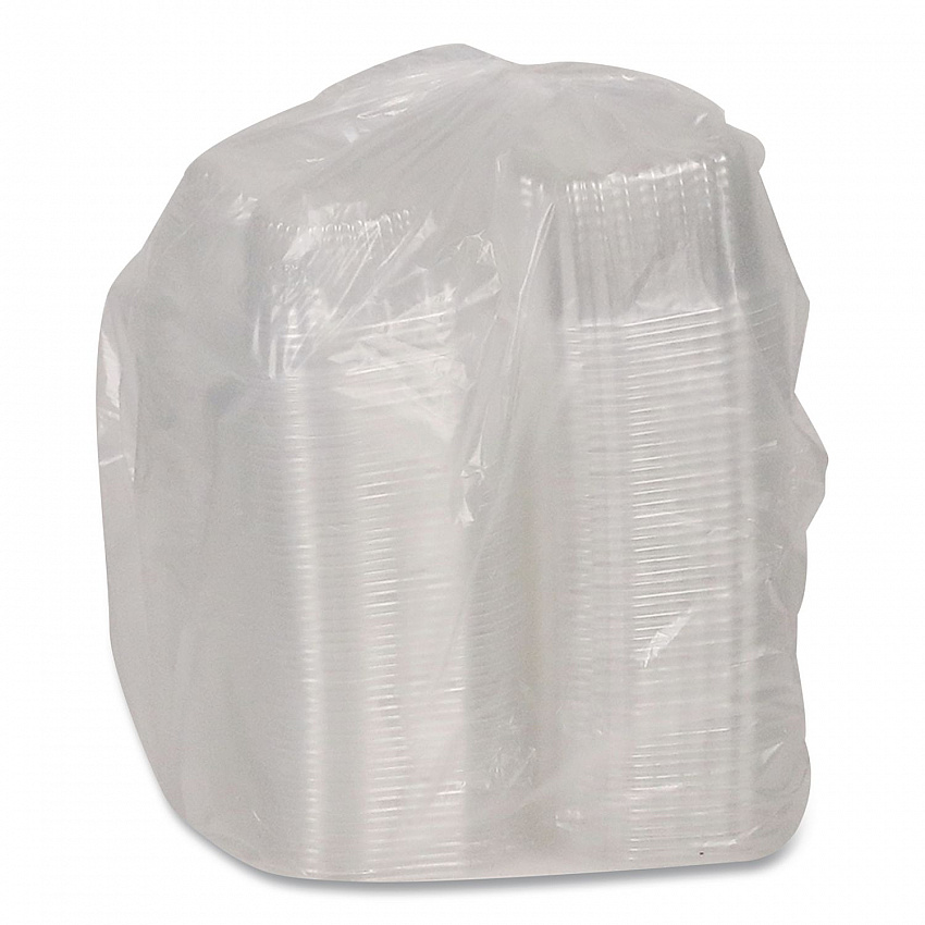 ClearView Bakery Cupcake Container, 2 Compartments, 6.75 x 4 x 4, Clear, Plastic, 100/Carton (2002)