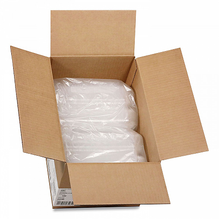 ClearView Bakery Cupcake Container, 2 Compartments, 6.75 x 4 x 4, Clear, Plastic, 100/Carton (2002)