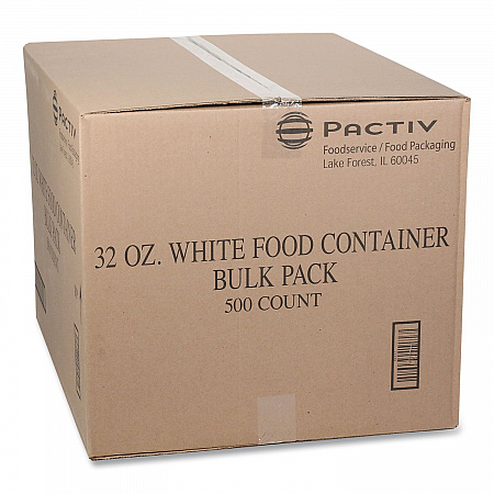 Paper Round Food Container, 32 oz, 4.5