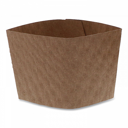 Hot Cup Sleeve, Fits 10 oz to 24 oz Cups, Brown, 1,000/Carton (DSLVBRN)