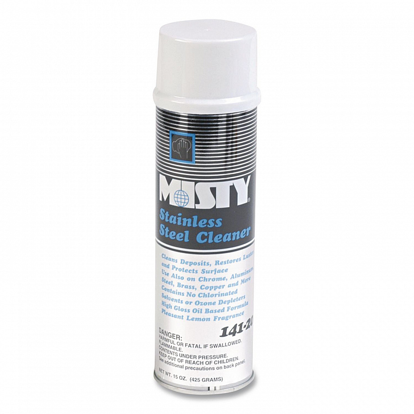 Stainless Steel Cleaner and Polish, 15 oz Aerosol Spray, 12/Carton (1001541)