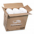 Newspring VERSAtainer Microwavable Containers, 48 oz, 9.5 x 9.5 x 2.4, White/Clear, Plastic, 150/Carton (NC948)
