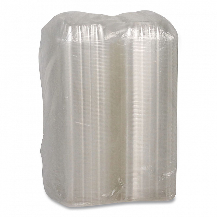 SENSATION SmartLock Hinged Lid Container, 5.2 x 5.3 x 2.56, Clear, Plastic, 375/Carton (YCI820500000)