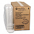 SENSATION SmartLock Hinged Lid Container, 5.2 x 5.3 x 2.56, Clear, Plastic, 375/Carton (YCI820500000)