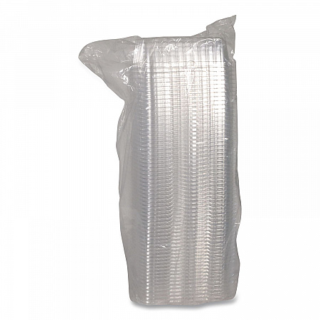 OPS Dome-Style Lid, 17S Deep Dome, 8.3 x 4.8 x 2.1, Clear, Plastic, 250/Carton (0CI8D17S0000)