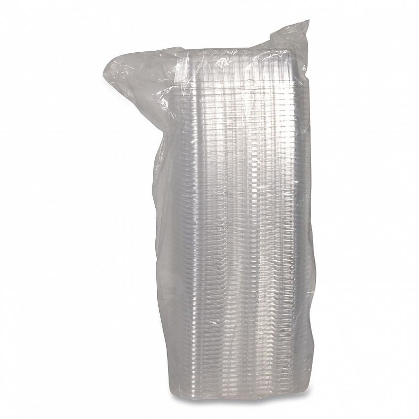 OPS Dome-Style Lid, 17S Deep Dome, 8.3 x 4.8 x 2.1, Clear, Plastic, 250/Carton (0CI8D17S0000)