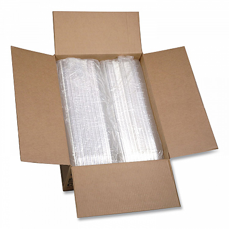 OPS Dome-Style Lid, 17S Deep Dome, 8.3 x 4.8 x 2.1, Clear, Plastic, 250/Carton (0CI8D17S0000)