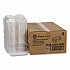 ClearView SmartLock Hinged Lid Container, 23 oz, 8.5 x 4 x 2.5, Clear, Plastic, 250/Carton (YCI81048)