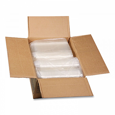 ClearView SmartLock Hinged Lid Container, Hoagie Container, 27 oz, 9.3 x 4.5 x 3, Clear, Plastic, 250/Carton (YCI81049)