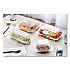 ClearView SmartLock Hinged Lid Container, Hoagie Container, 27 oz, 9.3 x 4.5 x 3, Clear, Plastic, 250/Carton (YCI81049)