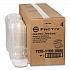 ClearView SmartLock Hinged Lid Container, 20 oz, 5.8 x 6 x 3, Clear, Plastic, 500/Carton (YCI81160)