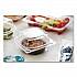 ClearView SmartLock Hinged Lid Container, 20 oz, 5.8 x 6 x 3, Clear, Plastic, 500/Carton (YCI81160)