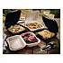 EarthChoice SmartLock Microwavable MFPP Hinged Lid Container, 6 x 6 x 3.1, White, Plastic, 400/Carton (YCN80600)