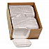 EarthChoice SmartLock Microwavable MFPP Hinged Lid Container, 9 x 9 x 3.1, White, Plastic, 120/Carton (YCN80901)