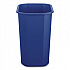 Deskside Recycling Bin, 3 gal, Polypropylene, Blue (12QTRECYCLEB)